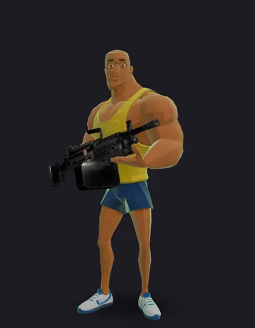 Bombado da Academia - personagem do CORO SOLTO: Treta Suprema